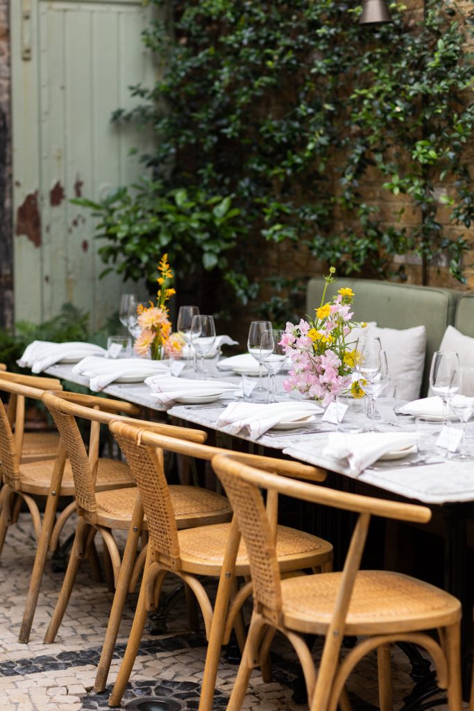 networking event at restaurant