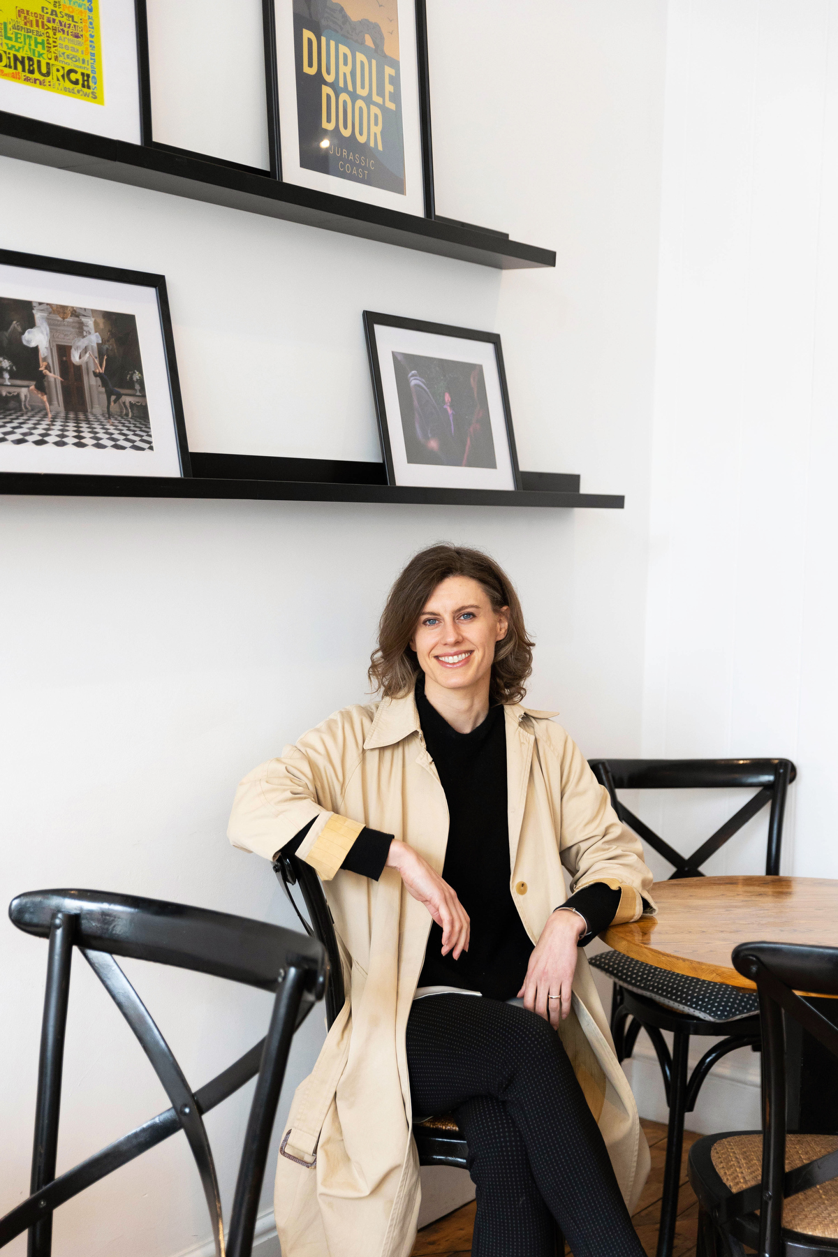 portrait of politician in cafe