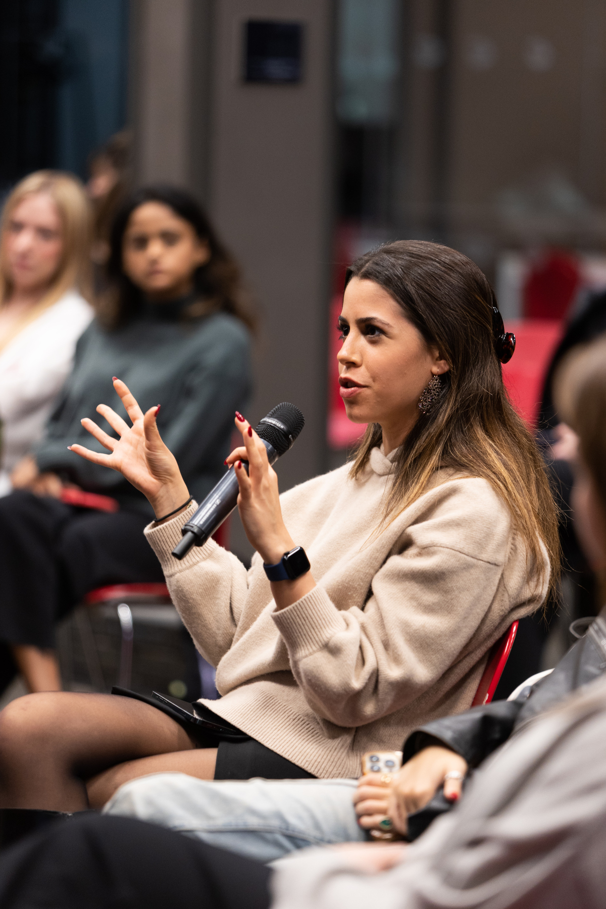 speaker event at fashion college in London